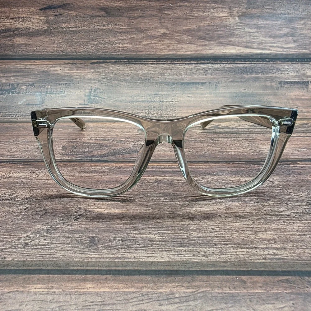 Dolce & Gabbana DG 4223-F Transparent Grey Square Eyeglasses 55-19-145 Italy